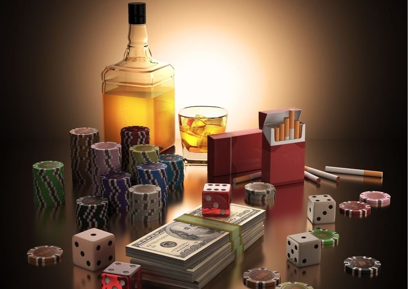 Many forms of addiction, illustrative image